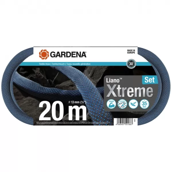 Textilní hadice Liano Xtreme 20 m - sada Gardena 18470-20