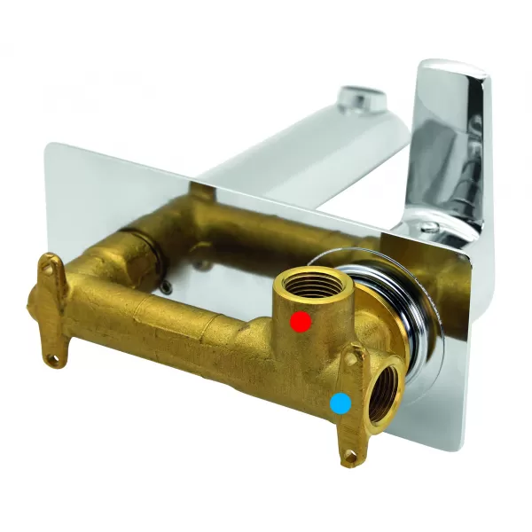 Umyvadlová, dřezová podomítková METALIA 58, chrom Novaservis 58200,0