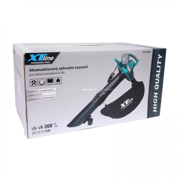 Aku zahradní vysavač 36V/bez aku XTline XT102935