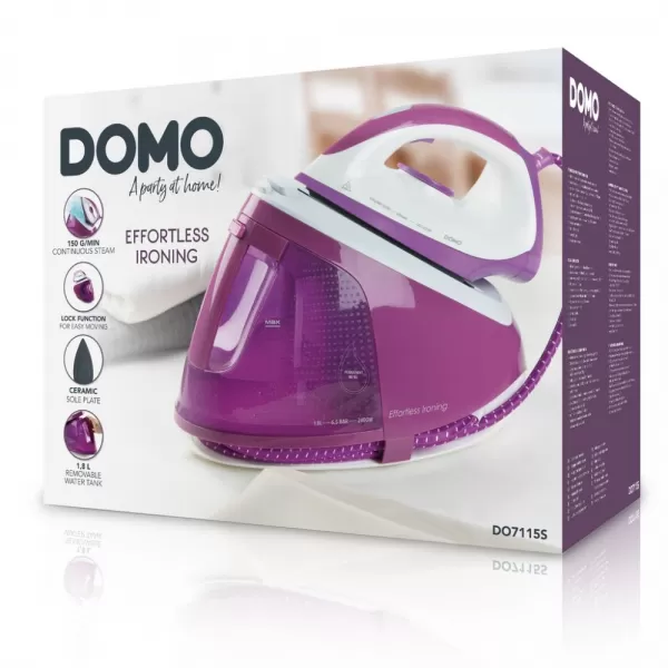Parní žehlička s čerpadlem 6,5 bar DOMO DO7115S