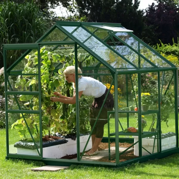 Skleník VITAVIA VENUS 3800 čiré sklo 3 mm zelený LG1031