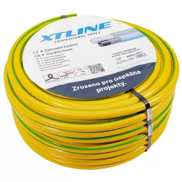 Hadice zahradní Astra Yellow PROFI 3/4" 50 m XTLINE T302771