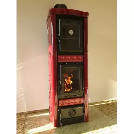Kachlová kamna s troubou bordo Nordica Gaia Forno