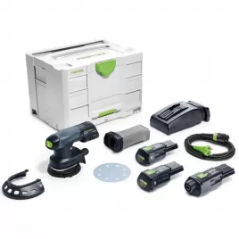 Aku excentrická bruska ETSC 125 18V 2x3,0Ah I-Set Festool 577689