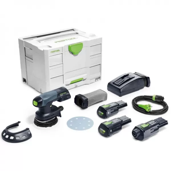 Aku excentrická bruska ETSC 125 18V 2x3,0Ah I-Set Festool 577689