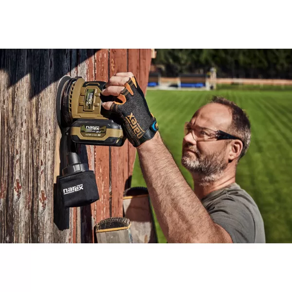 Aku excentrická bruska bez aku 20V Narex Camouflage CBE 125-3 Basic Box