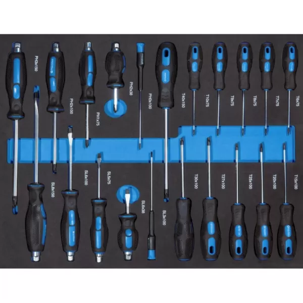Dílenský vozík GW7 Black Line 226-dílů Güde 39131