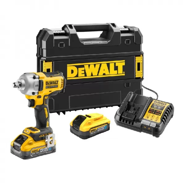 Aku rázový bezuhlíkový utahovák 1/2" 18V 2x 5,0Ah XRP DeWALT POWERSTACK DCF891H2T