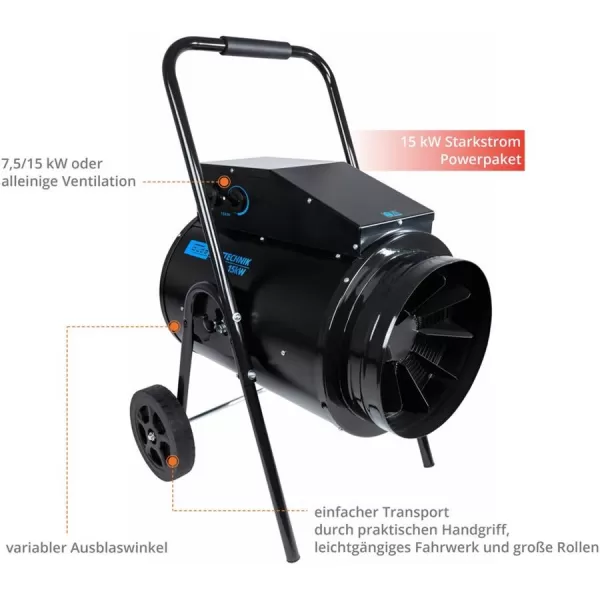 Elektrické topidlo GEH 15 Güde 85180