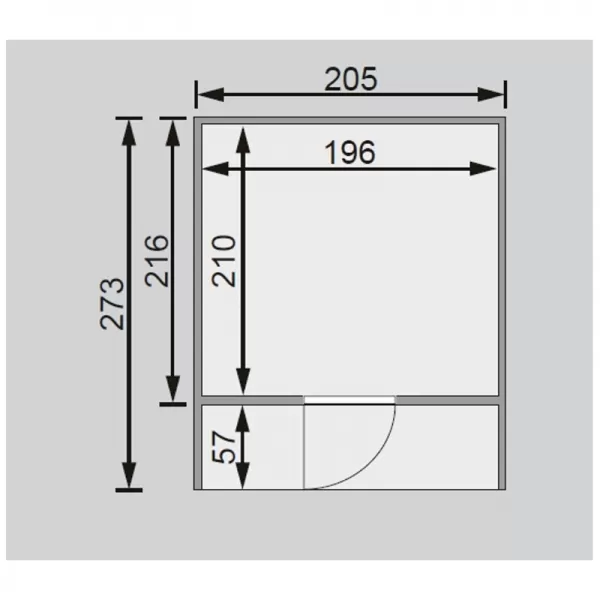 Finská sauna KARIBU FASSAUNA 2 (66851) LG1980