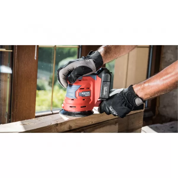 Aku excentrická bruska SHARE 20V bez aku Extol Premium 8891847