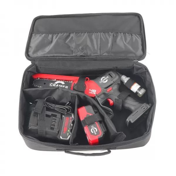 Aku jednoruční řetězová pila 1x2,0Ah 48V CRAMER 48MCSK2 KIT