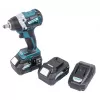 Aku rázový utahovák na 1/2" hlavice bezuhlíkový 18V 2x5,0 Ah + nabíječka + box XTLine XT102830-2B5B