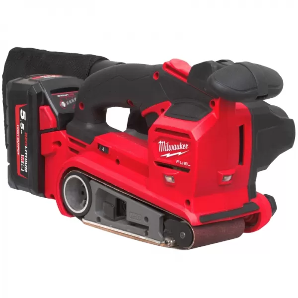 Aku pásová bruska M18 FUEL™ 75 mm 18V/2x5,5Ah Milwaukee M18FBTS75-552X