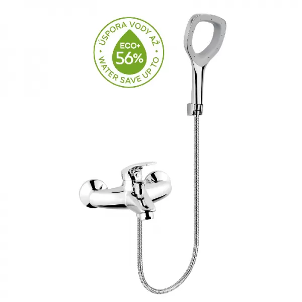 Vanová nástěnná baterie s příslušenstvím Metalia ECO+ chrom Novaservis 57020,0E