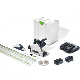 Aku ponorná pila 18V 2x5,0Ah Festool TSC 55 KEBI-Plus/XL-FS 577391