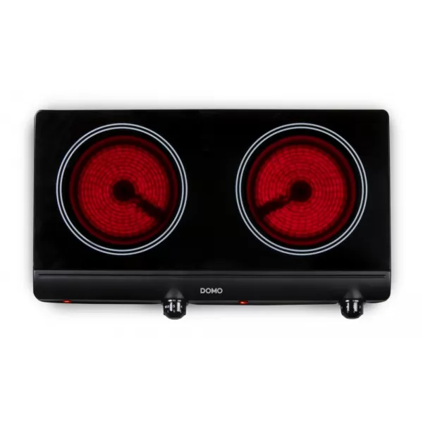 Dvouplotýnkový sklokeramický vařič DOMO DO339KP