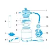 Čerpadlo filtrace Prostar 3 a Prostar 4 (od r. 2015) Marimex 10604213