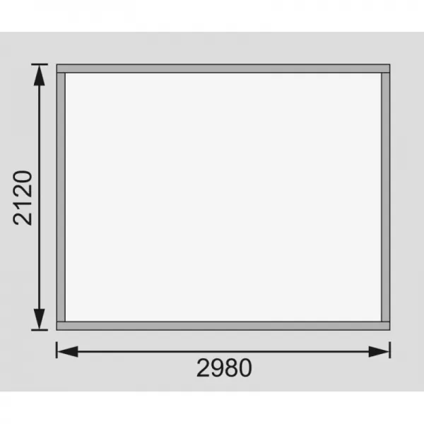 Dřevěný domek KARIBU KERKO 4 (82929) šedý LG2965