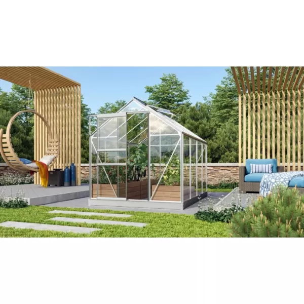 Skleník VITAVIA VENUS 5000 čiré sklo 3 mm stříbrný LG1027