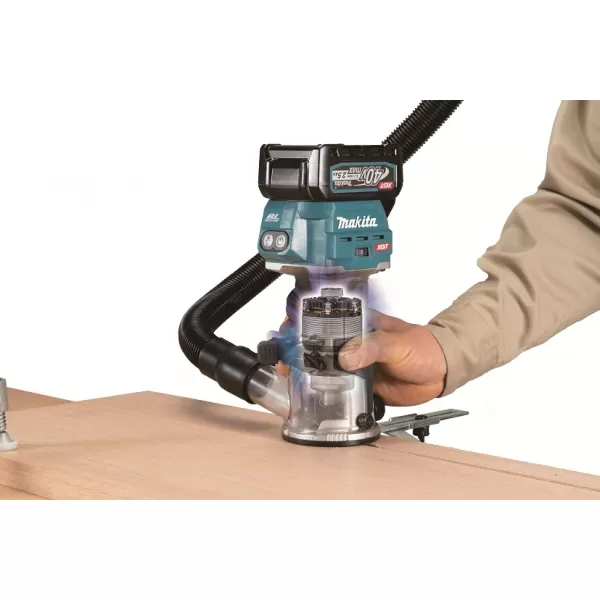 Aku kombinovaná frézka s příslušenstvím Li-ion XGT 40V bez aku Makita RT001GZ17