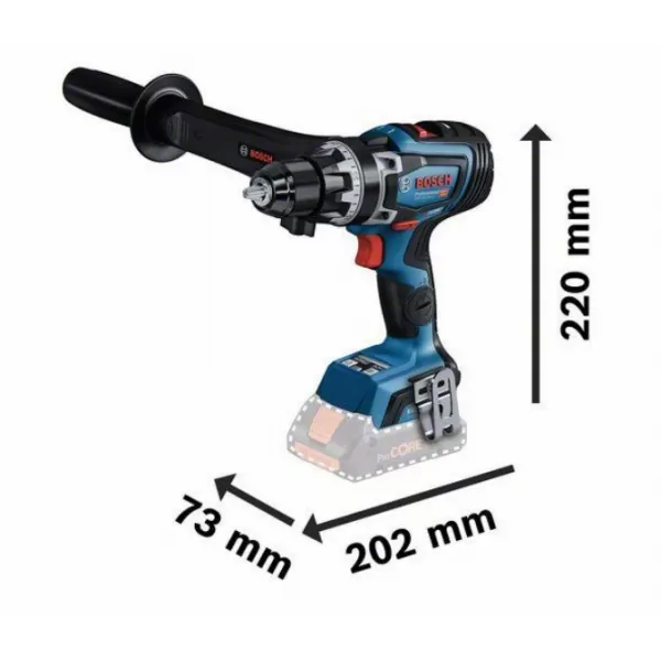 Aku vrtací šroubovák 2x8,0Ah Bosch GSR 18V-150 C 0 601 9J5 005