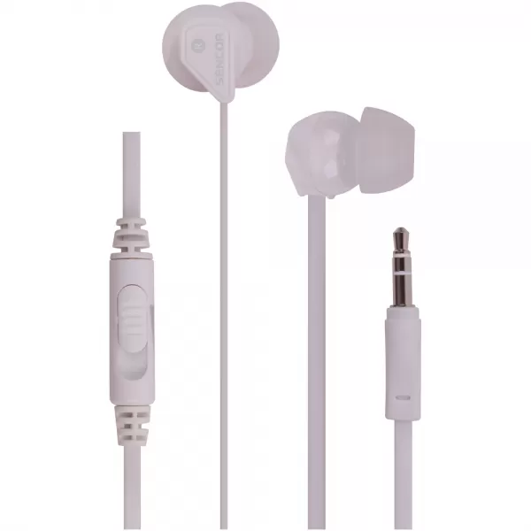 Sluchátka do uší SENCOR SEP 170 VC WHITE