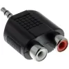 Redukce 3,5s jack-2xRCA F P SENCOR SAV 118-000