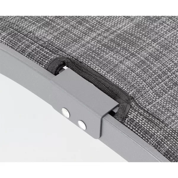 Lehátko VIOLA De Luxe (Black & Grey) 26VIOLA_BG