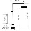 Sprchová souprava ECO+ + sprchové baterie 57062 chrom Novaservis SETECO/57,0