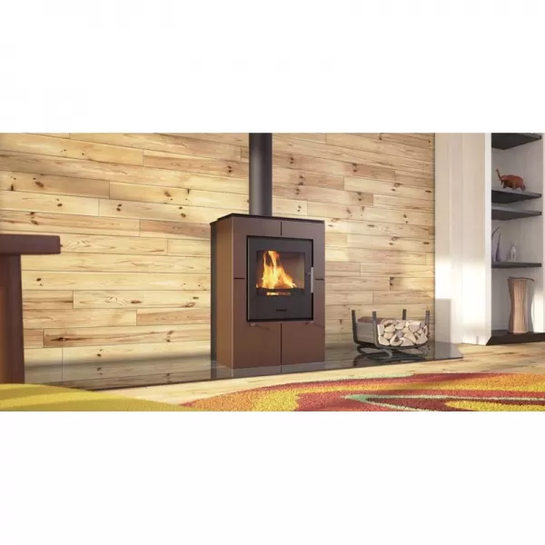 Krbová kamna FLAMINGO EVENES olivová Flamingo HSF02-040