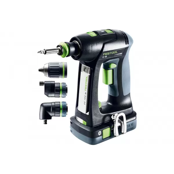 Aku vrtací šroubovák 18V 2x4,0Ah FESTOOL C 18 HPC 4,0 I-Set 577617