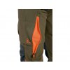 Kalhoty Canis CXS NAOS pánské, zeleno-zelené, HV oranžové doplňky