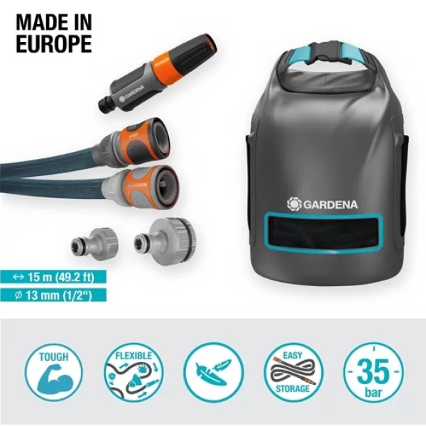 Textilní hadice Liano Xtreme 15 m - sada s taškou Gardena 18468-20