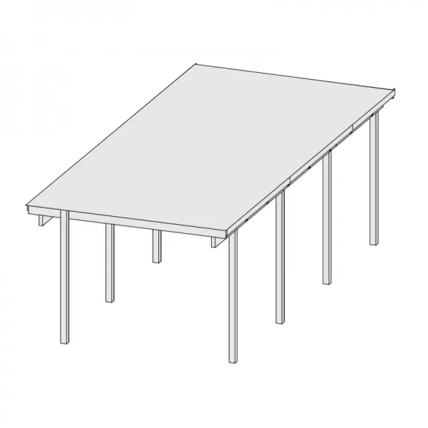 Carport KARIBU ECO 2A 62029 LG1878
