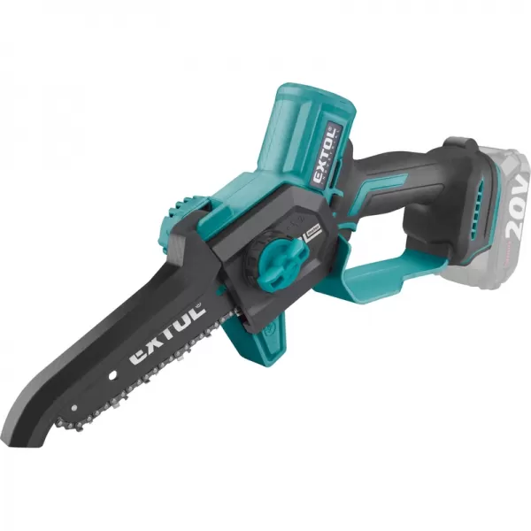 Aku pila řetězová jednoruční 20V/bez aku SHARE20V, BRUSHLESS Extol Industrial 8791923