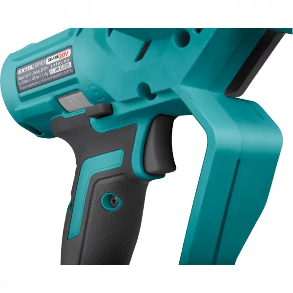 Aku pila řetězová jednoruční 20V/2,0Ah SHARE20V, BRUSHLESS Extol Industrial 8791922