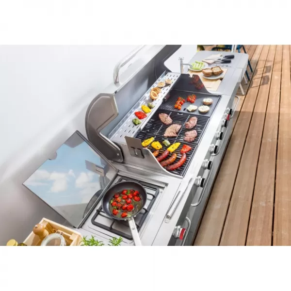 Plynový gril G21 Nevada BBQ kuchyně Premium Line, 7 hořáků + zdarma redukční ventil
