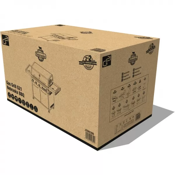 Plynový gril G21 Nebraska BBQ Premium line, 6 hořáků 6390309