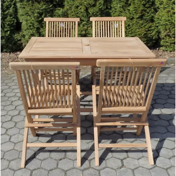 Stolová sestava TEAK POHODA SET 4