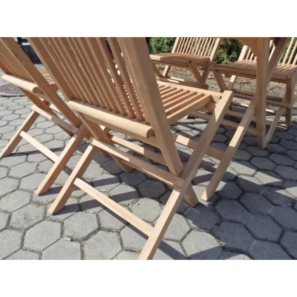 Stolová sestava TEAK POHODA SET 4