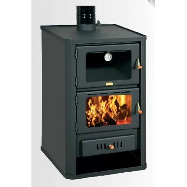 Krbová kamna s troubou Prity FG černá