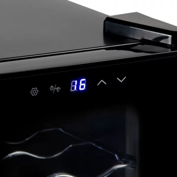 Domácí vinotéka na 10 lahví černá PRIMO PR170WK