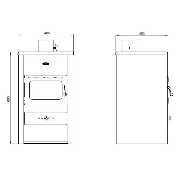 Krbová kamna Prity K2