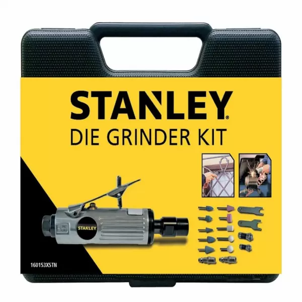 Přímá bruska s 10 brusnými kameny - v kufru Stanley 160153XSTN