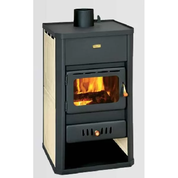 Krbová kamna s teplovodním výměníkem Prity S1 W10 černá