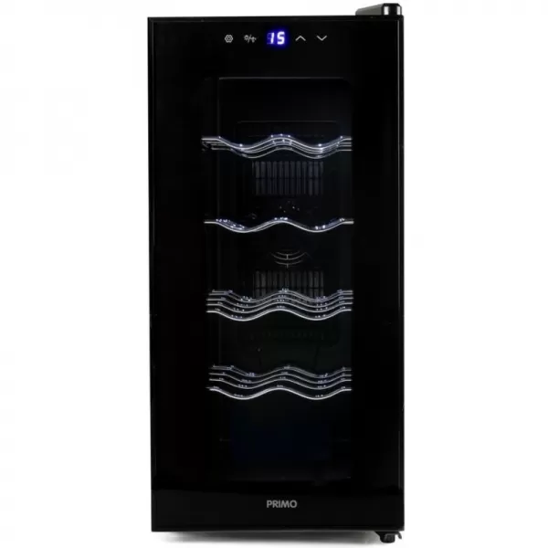 Domácí vinotéka na 10 lahví černá PRIMO PR170WK