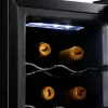 Domácí vinotéka na 10 lahví černá PRIMO PR170WK