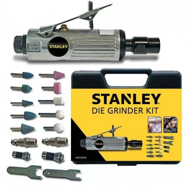 Přímá bruska s 10 brusnými kameny - v kufru Stanley 160153XSTN