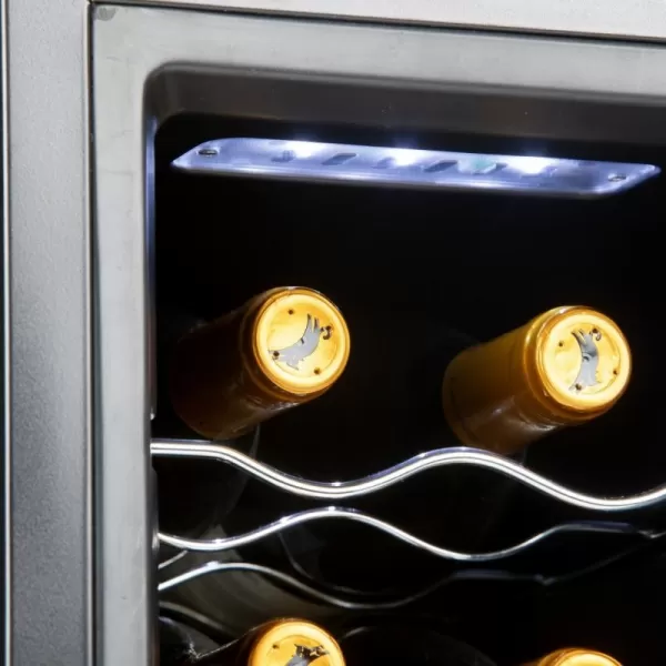 Domácí vinotéka na 6 lahví černá PRIMO PR168WK